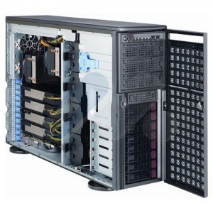 Supermicro CSE-747TQ-R1620B, корпус 4u