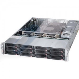 Supermicro CSE-826BE26-R1K28LPB, корпус 2u